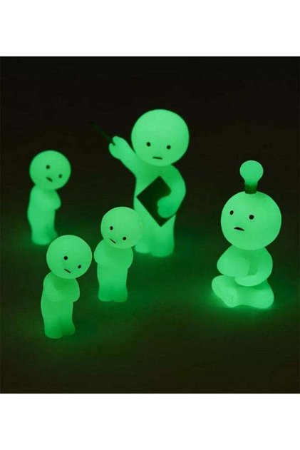 Smiski At Work Series Glow In The Dark Mini Figure Luminous Office Salaryman Desk Miniature Corporate Humour Toy Random Blind Pack