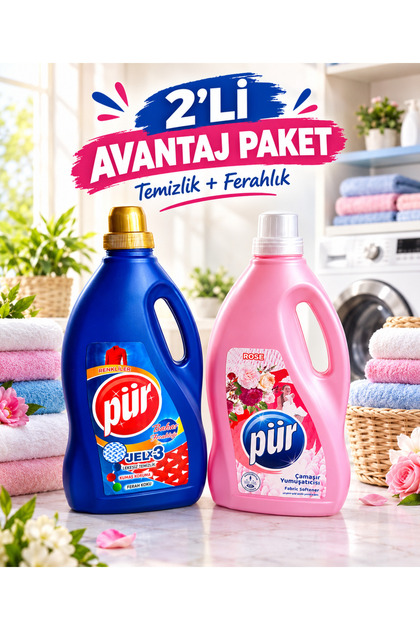 Sıvı Çamaşır Deterjanı Ve Yumuşatıcı