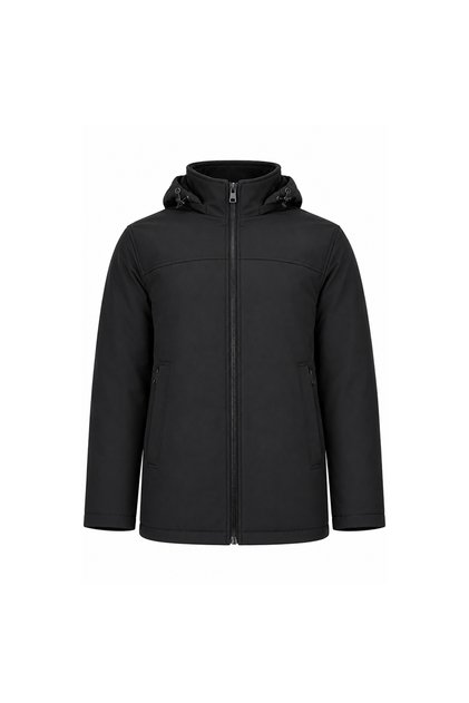 Flextech Hooded CM024493-BLK Erkek Mont Siyah