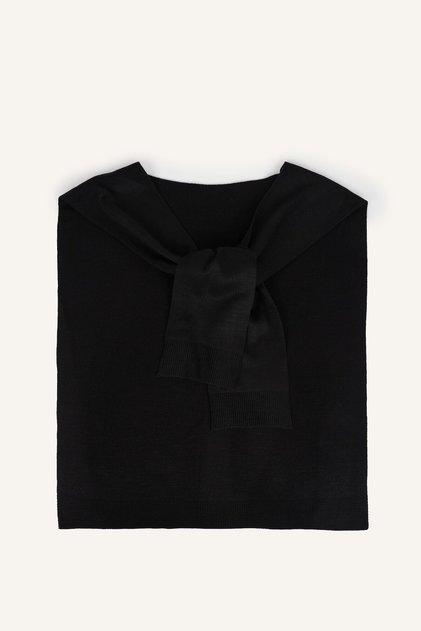 Knot Detailed Knitwear Scarf for Men I4696Ax26Wn