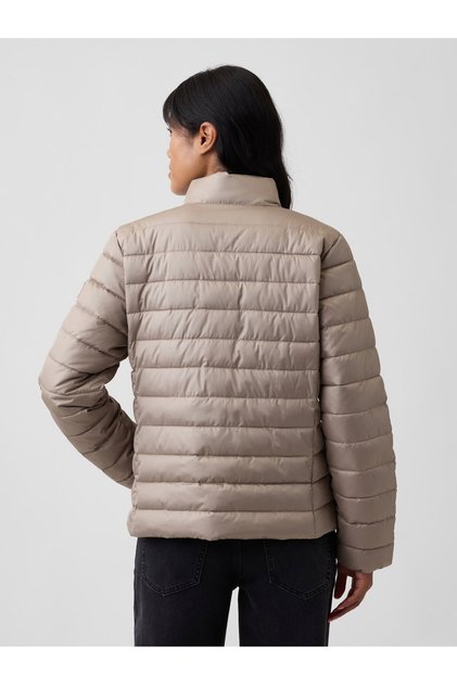 V-Frch Logo Lw Puffer Jkt Women's Beige Coat 910106003