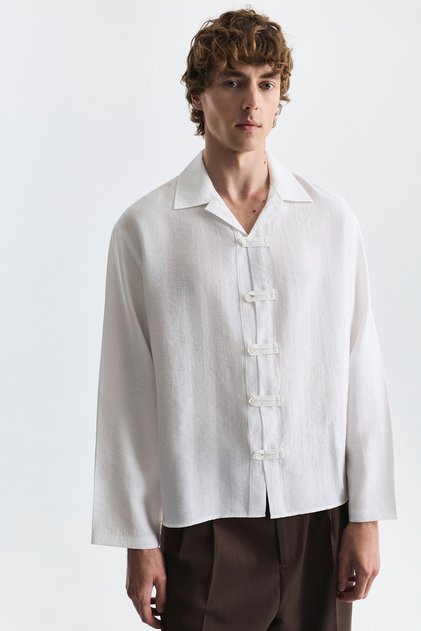 Fancy Button Relaxed Shirt