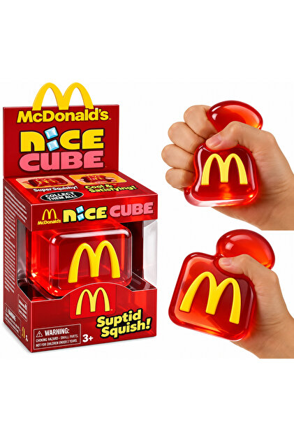Mcdonald’S Needoh Nice Cube Mojmoj Stress Toy – Squeezable Soft Toy 1 Piece