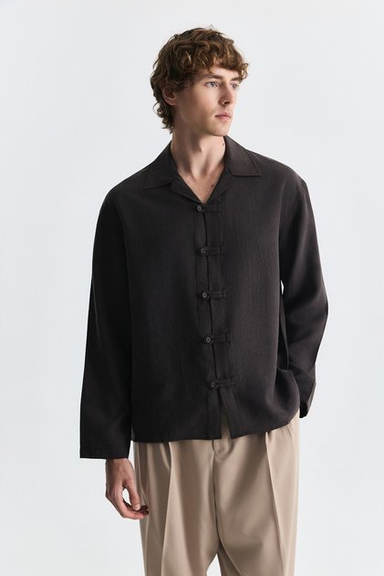 Fancy Button Relaxed Shirt