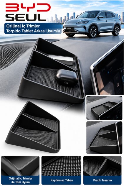 Byd Seul Compatible Anti-Slip Back-Of-Screen Organizer Trim Set Anti-Slip Back-Of-Screen Organizer