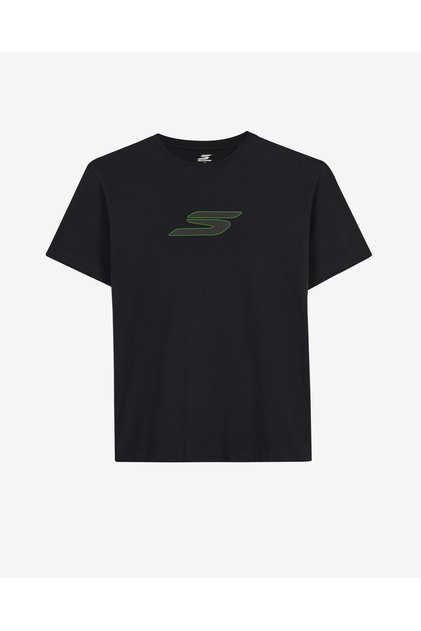 SKECH TEE S- Crewneck T-Shirt Erkek Siyah Tshirt S2620109-3817