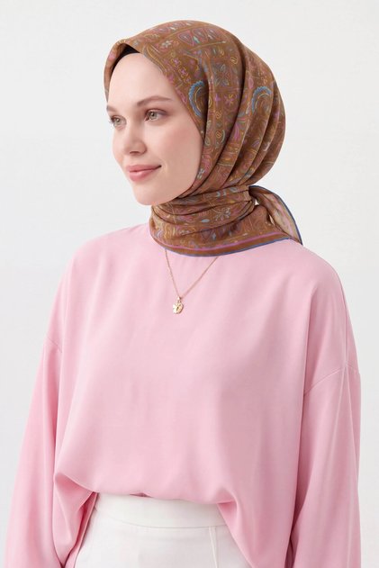 Soft Scarf Ethnic Tan