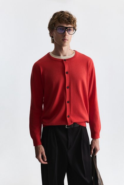 Relax Fit Knitwear Cardigan