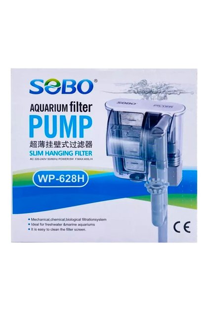 Akvaryum Şelale Filtre 400 Lt/h 6W Model WP-628H Slim Askı Filtre Özellikleriyle