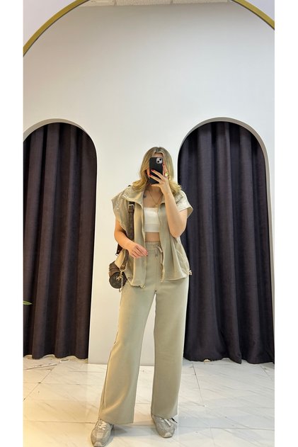 Vest Tracksuit Modal Set