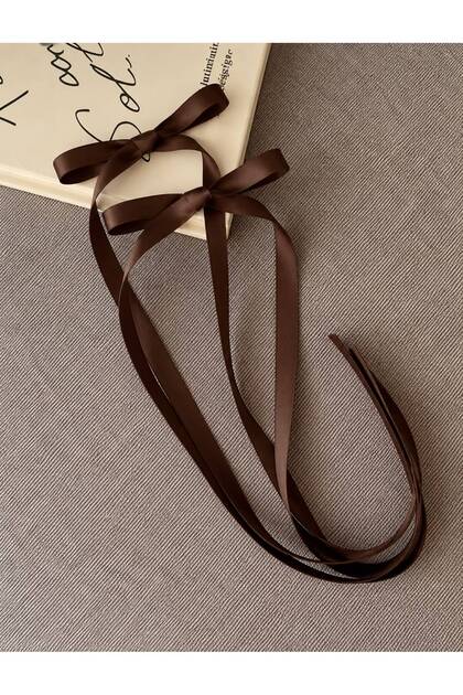 Brown Colored Ribbon Buckle