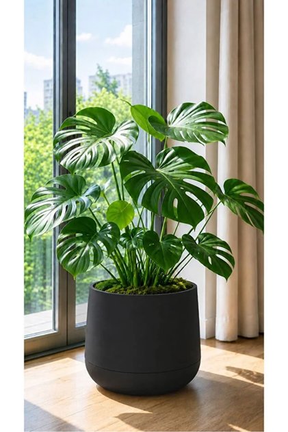 Atlas Tabaklı Kendinden Drenajlı Saksı 7 Litre No:4 28cm