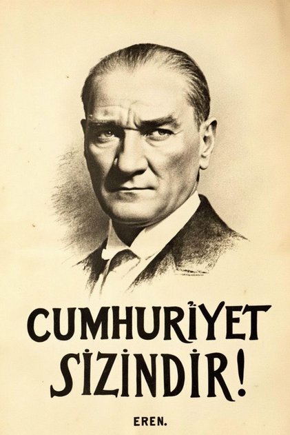 Ataturk Themed Postcard Set (10X15 cm 12 Pieces)