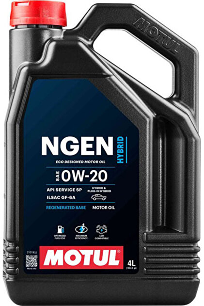 Ulei de motor Ngen Hybrid 0W-20 4 l pentru hibride pe benzină