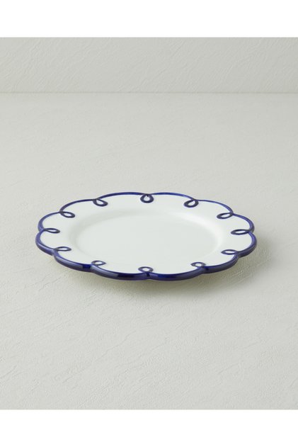 Lovely Loop Dolomite Pasta Plate 20.5 cm Navy Blue