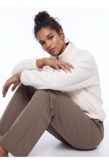 Sweatshirt, XS, Ekru