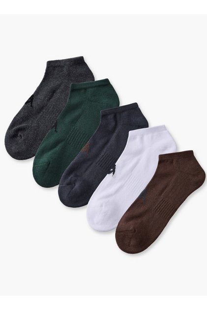 Men Ankle Length Socks Half Terry - Set of 5