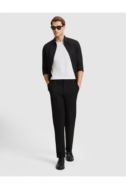 Siyah SLIM TAILORED Kumaş Pantolon 50327097-VR046