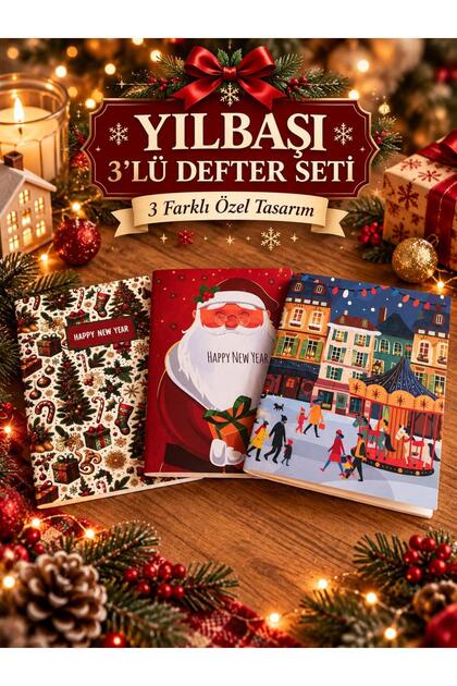Yeni Yıl 3'lü Defter Seti