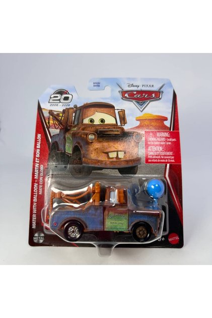 Disney Pixar Mater With Baloon 20.Yıl Model Araba DXV29