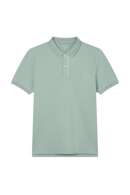 Men's Slim Fit Cool Touch Solid Polo Shirt