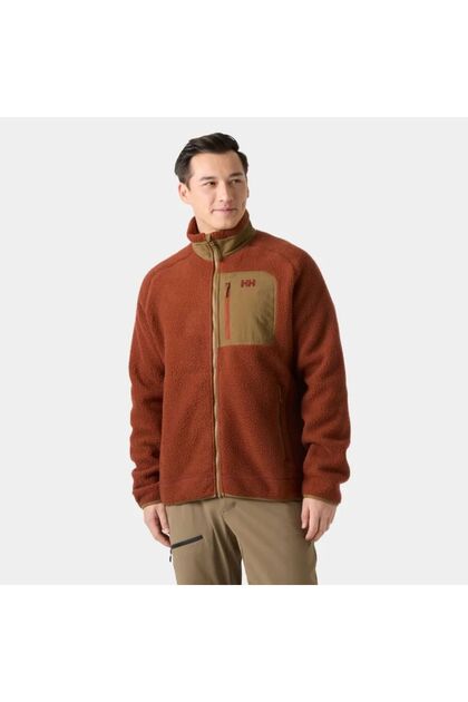 Panorama Pile Block Jacket Erkek Polar HHA.49460.HHA.301
