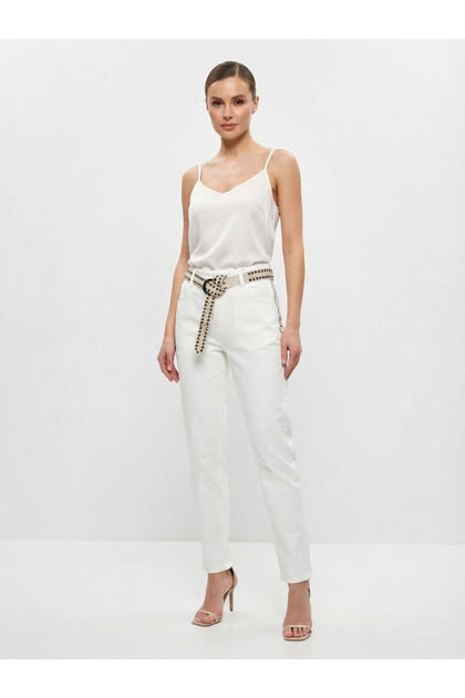 High Waist Velvet Trousers with Belt and Side Zipper