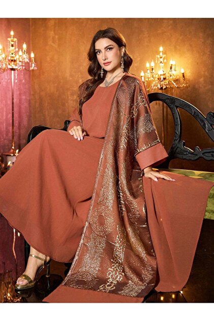 Rochie maxi, maro