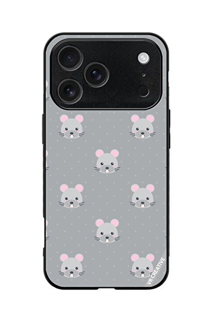 Protective Case Cover For Apple iPhone 18 Pro Max Mouse Design Multicolour