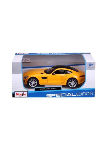 Masina din metal, Maisto, Mercedes - AMG GT, 1:24, Galben
