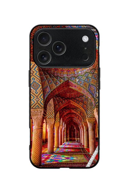 Protective Case Cover For Apple iPhone 18 Pro The Pink Mosque Design Multicolour