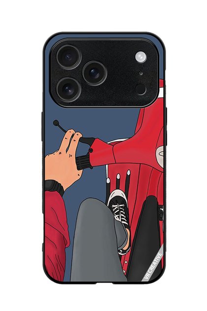 Protective Case Cover For Apple iPhone 18 Pro Max Cool Bike Design Multicolour