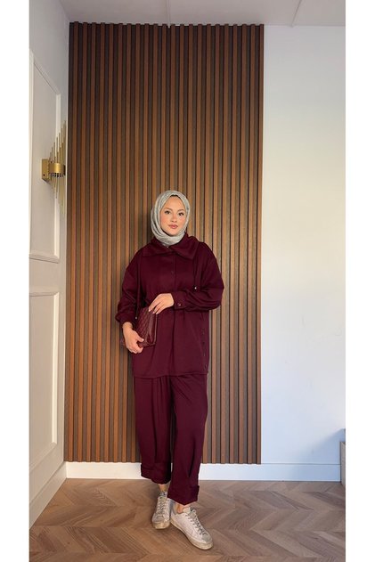 Soya Oysh İkili Takım Bordo