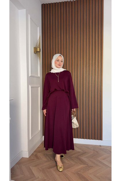 Bonita Etekli Takım Bordo