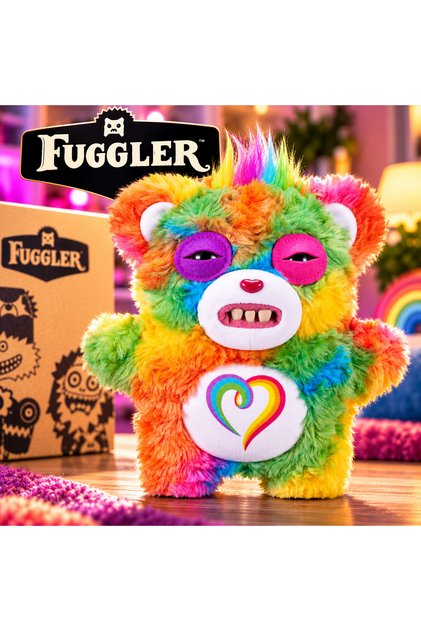 Fuggler Care Bears Togetherness Bear 22 cm Rainbow Color