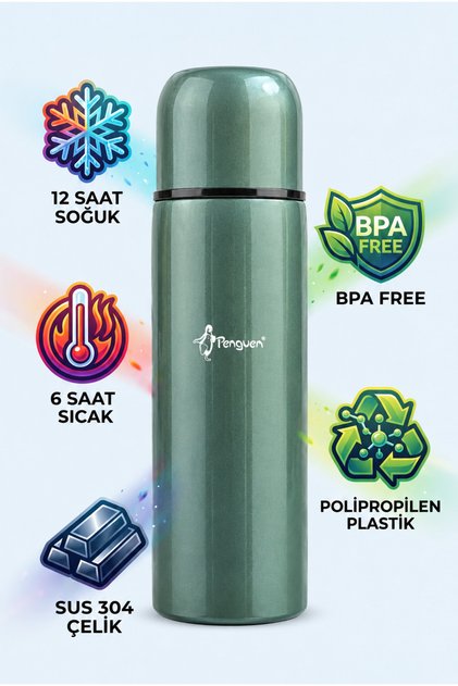Mama Termosu 700 ml SUS304 Çelik Termos Sıcak Su Çay Kahve Termosu Bardaklı Vakumlu BPA Free