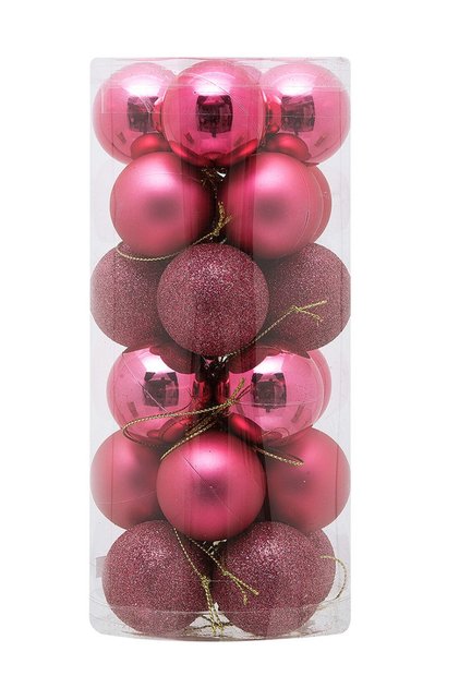 Snow Angels 4 cm Christmas Ball 24 Pcs