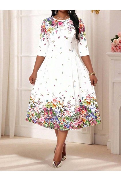 Rochie maxi, mix culori