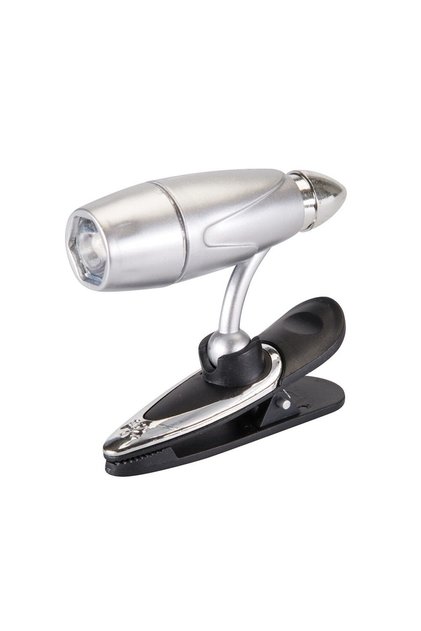 Lanterna cu clemă pentru citit, pentru șapcă, LED, 10 lumeni, AG13