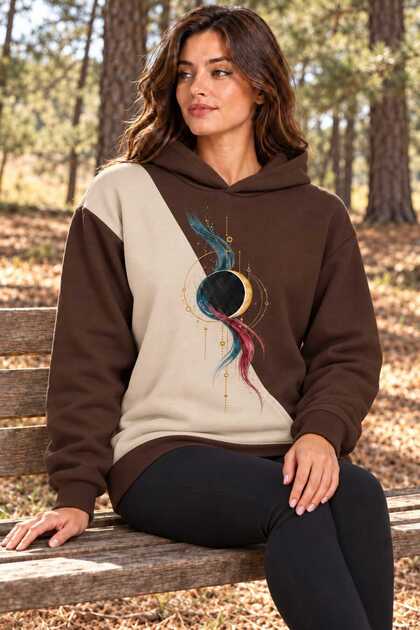 Special Design Custom Combination Hooded Sweatshirt