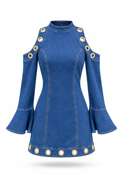 Lusso Ring Denim Dress