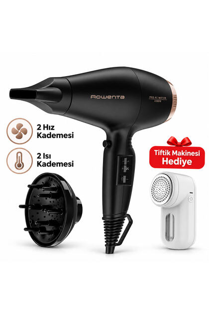 CV6930 Compact Pro+ AC Motor 2200 Watt Saç Kurutma Tiftik Makinesi hediye(Onerous)