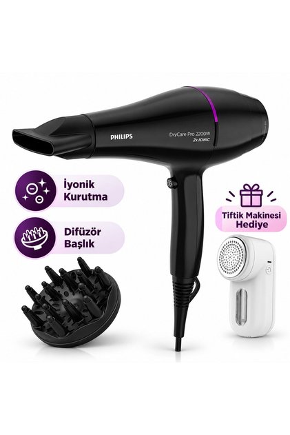 Bhd274/00 Drycare Pro Profesyonel Saç Kurutma Tiftik Makinesi hediye(Onerous)
