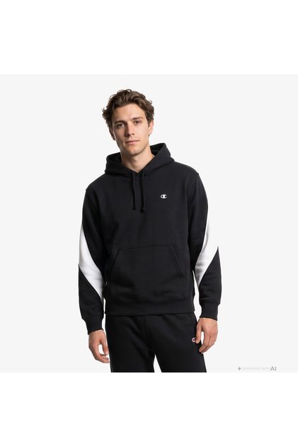 Hooded Erkek Siyah Sweatshirt