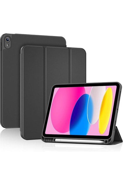 حافظة ProCase لجهاز iPad A16 الجيل 11 مقاس 11 بوصة 2025/الجيل العاشر 10.9 بوصة، باللون الأسود
