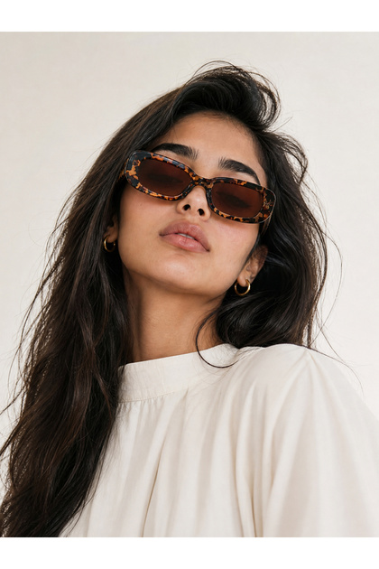 Multi-Color Rectangle Sunglasses