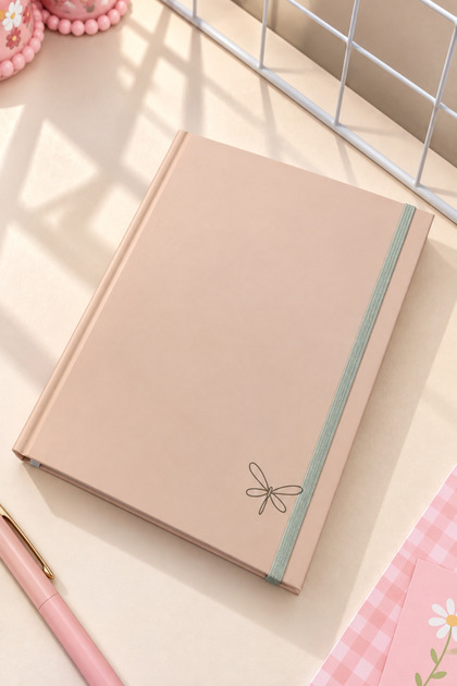 Hard Cover Elasticated Lined Notebook - 17X24 Cm, 168 Sheets | 8 Different Colors