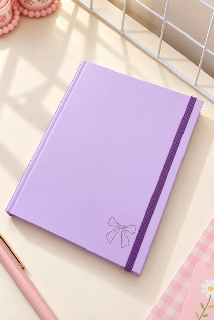 Hard Cover Elasticated Lined Notebook - 17X24 Cm, 168 Sheets | 8 Different Colors
