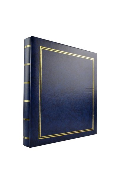 Album foto Clasic 10x15, 500 fotografii, cu inserare directă, legare tip carte, Albastru Marin