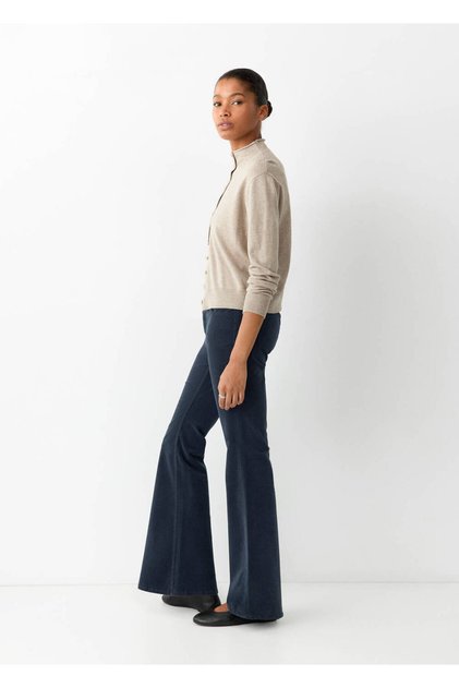 Kadife flare jean